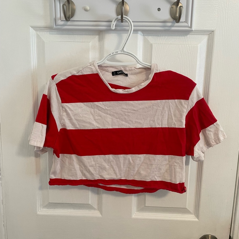 Shein Striped Crop Top
